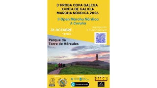 III Proba da Copa Xunta de Galicia de Marcha Nórdica e II Open Concello de A Coruña