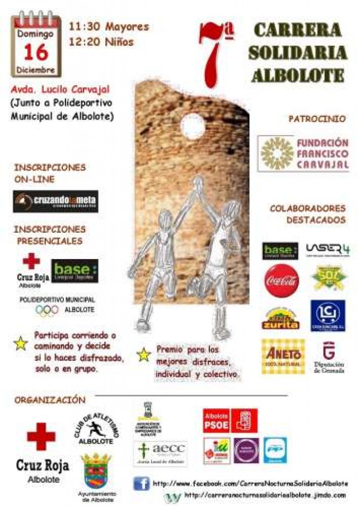 VII CARRERA SOLIDARIA DE ALBOLOTE - Granada - 2018