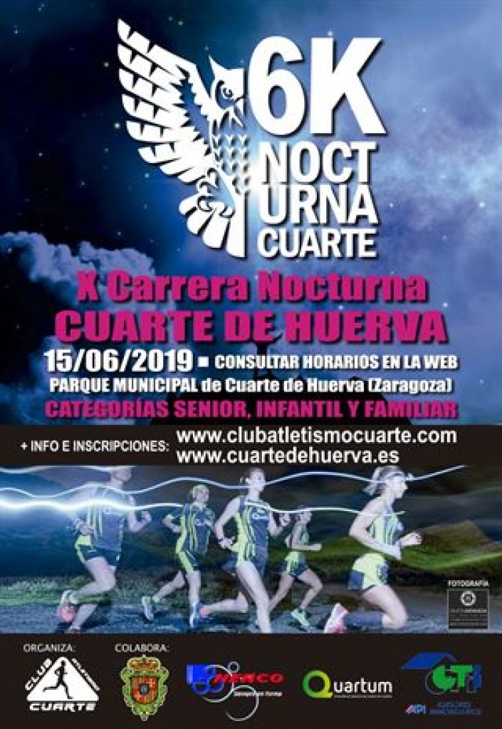 X CARRERA NOCTURNA CUARTE DE HUERVA - Zaragoza - 2019