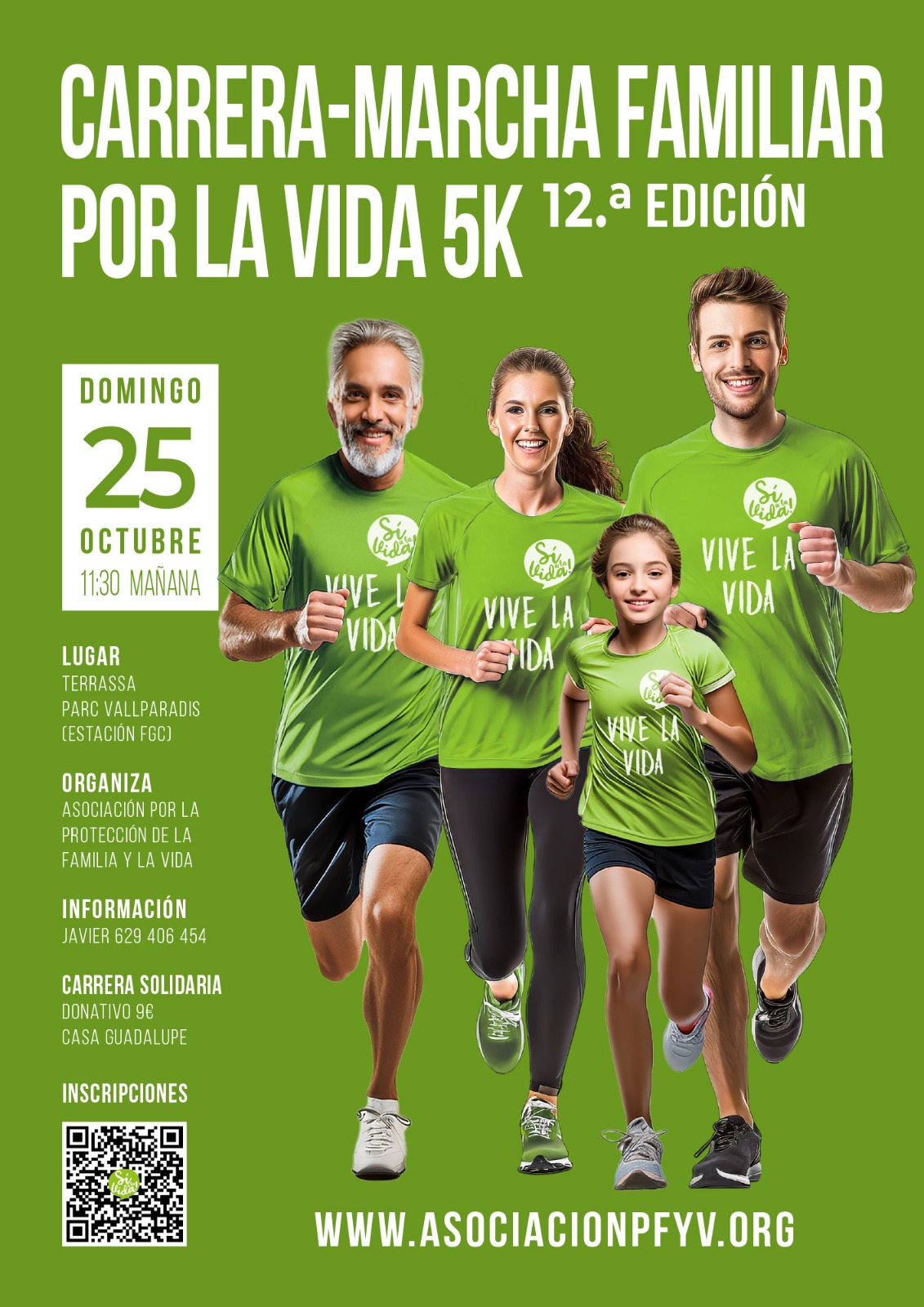 XII MARXA-CURSA FAMILIAR PER LA VIDA TERRASSA